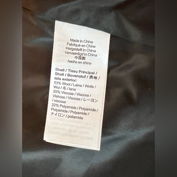 Madewell NWOT Elegant Emerald Green Double-Breasted Women's Wool Coat - Medium - Picture 7 of 7